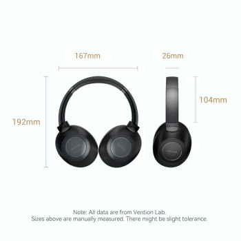 Vention Wireless On-Ear Headphones SoundMate S11 Black
