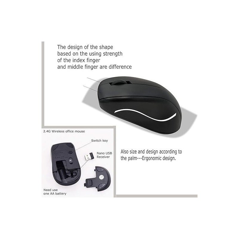 SR-Wireless Mouse, 2.4G