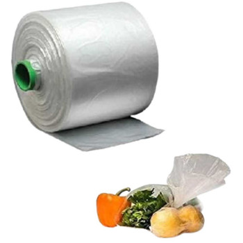 Biodegradable Vegetable Roll plastic Bags clear 37x48cm