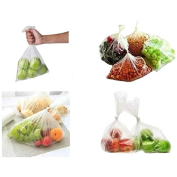 Biodegradable Vegetable Roll plastic Bags clear 37x48cm