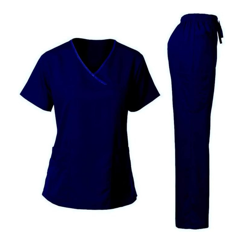 Veronica Scrub Suit Set Navy Blue