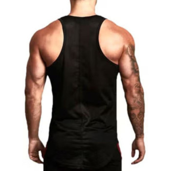 Solid Vest For Men, Black
