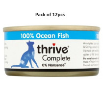 Thrive 75g Complete Ocean Fish Wet Cat Food, Pack of 12