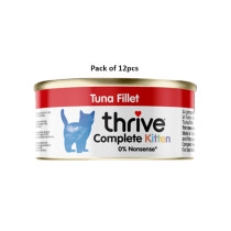 Thrive 75g Complete Tuna Wet Kitten Food, Pack of 12