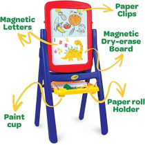 Qwikflip 2-Sided Easel Blue 