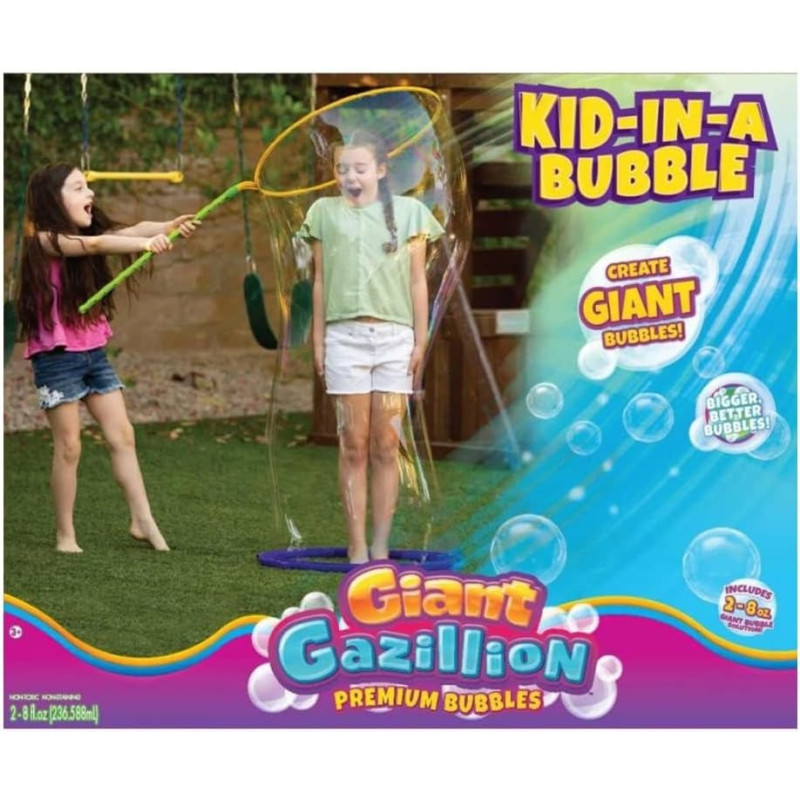 Gazillion Bubbles Kid In A Bubble Giant Bubble Wand 36629