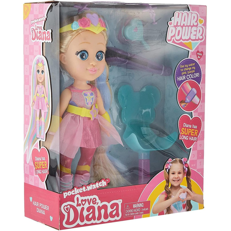 Love Diana Doll Hair Power 13Inch 20509
