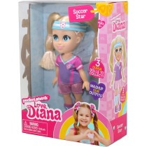 Love Diana Doll Soccer Star 6 Inch 20517
