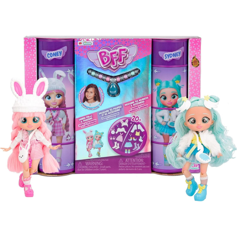 Cry Babies Bff Fashion Doll Coney And Sydney 904316