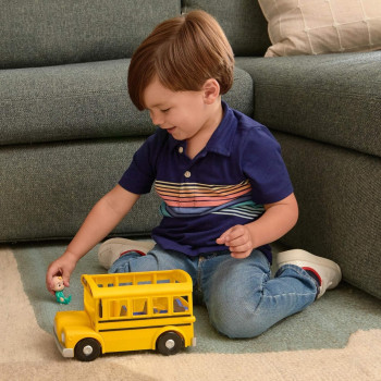 Cocomelon Musical Yellow School Bus With Jj Figure CMW0015