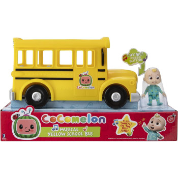 Cocomelon Musical Yellow School Bus With Jj Figure CMW0015