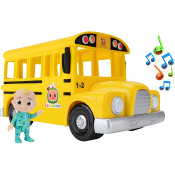 Cocomelon Musical Yellow School Bus With Jj Figure CMW0015