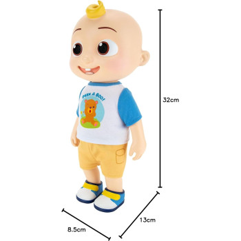 Cocomelon Deluxe Interactive Jj Doll Plush CMW0058