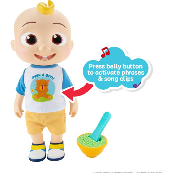 Cocomelon Deluxe Interactive Jj Doll Plush CMW0058