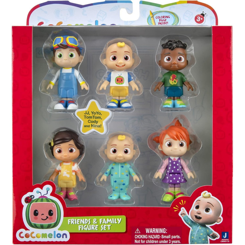 Cocomelon Family Set Figure 6-Pack CMW0170