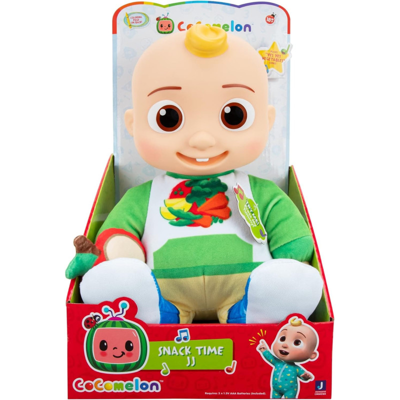 Cocomelon Roto Plush Musical Snack Time Jj CMW0180