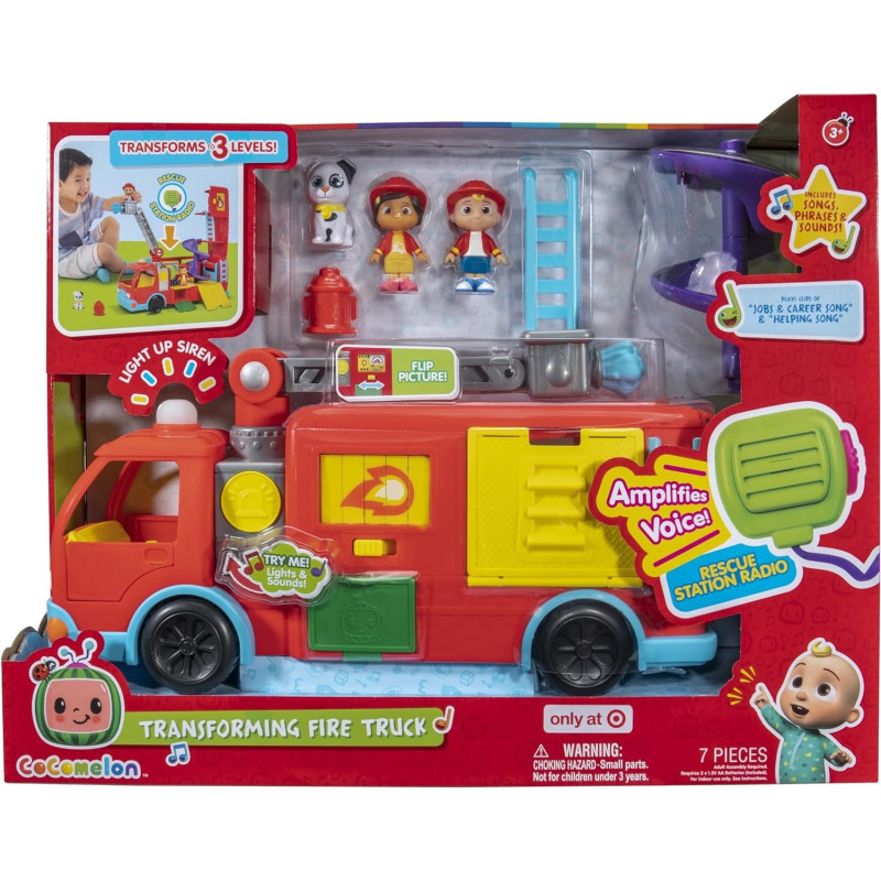 Cocomelon Deluxe Transforming Fire Truck CMW0220