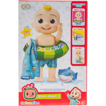 Cocomelon Splish Splash Jj Doll With Shark Bath Squirter CMW0306
