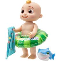 Cocomelon Splish Splash Jj Doll With Shark Bath Squirter CMW0306