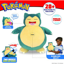 Pokemon Snooze Action Snorlax Plush 10-Inch PKW0027