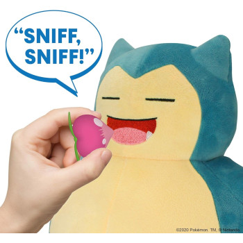 Pokemon Snooze Action Snorlax Plush 10-Inch PKW0027