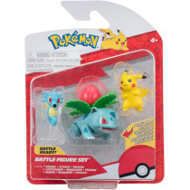 Pokemon Battle Figure Set Horsea Plus Ivysaur Plus Pikachu PKW3049