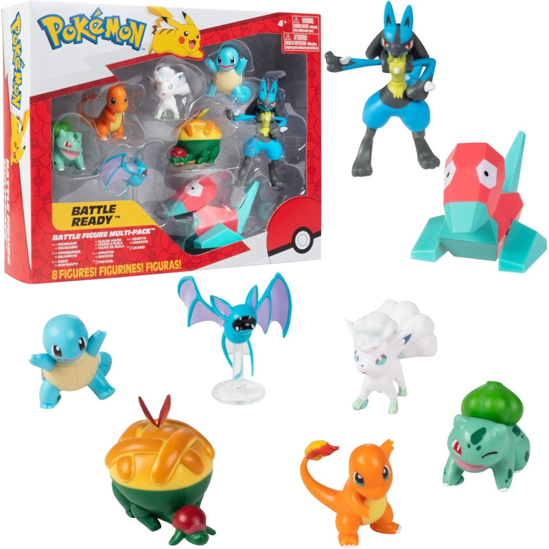 Pokemon Battle Figure Multi 8-Pack 3Inch