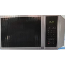 Sharp 25 Liter Digital Solo Microwave, R-25CT-S Silver, With 5 Power Levels