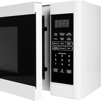 Super General 30 Liter Compact Counter-Top Microwave Oven, Digital Control, SGMM-935-DGW, White / Black Colour