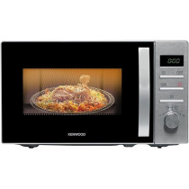 Kenwood 22L Microwave Oven With Digital Display, Defrost Function, Stainless Steel, 95 Minutes Timer, Clock Function 700W MWM22000Bk - Black And Silver