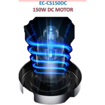 Sharp Cordless Vertical Bagless Vacuum Cleaner 150 Watts With Cyclone Technology, Black Colour