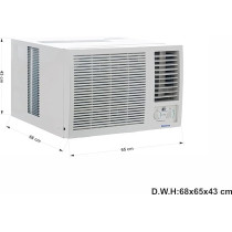 Haiwoo Window Air Conditioner HWAC-18K-R, 1.5 Ton T3 Highly Efficient Tropical Compressor