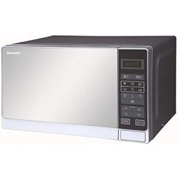 Sharp 20 Liters Digital Solo Microwave Oven With Auto Cooking Menu, Silver, R-20MT
