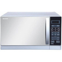 Sharp 20 Liters Digital Solo Microwave Oven With Auto Cooking Menu, Silver, R-20MT
