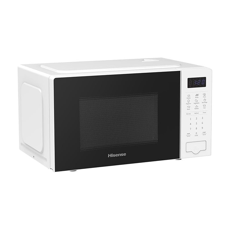 H20MOWS4 MWO, Hisense 20L Microwave Oven, Preset Cooking Menus, 11- Levels Of Power, Time And Weight Defrost, Optional Ceramic Cavity, H20MOWS4UK