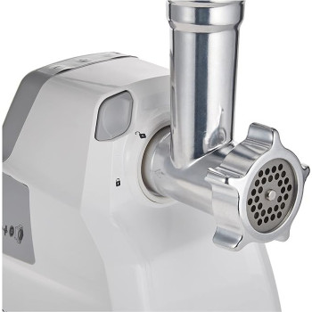 Kenwood Meat Grinder 2100W, Meat Mincer With Kibbeh Maker, White Colour