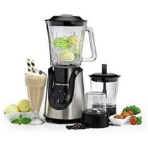 Black And Decker Blender With Grinder And Mincer Chopper, 600 W - BX600G-B5