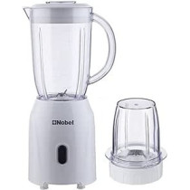NOBEL Blender White 1.2 Litres 300W Stainless Steel Blade NB111L