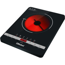 Nobel Infrared Cooker Black Single 2000W Multi Function Touch Control, Led Digital Red Display NIC10