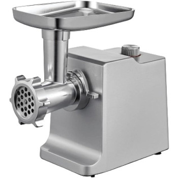 Nobel Meat Grinder With Full Copper Motor And 3 PCS S / Steel Plates, Full Metal Gear Two Speeds Metal Linker / Reverse Function With Accesories, NMG3000, Silver Colour
