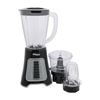 Super General 3-In-1 Blender, 400 Watts Power Mixer, 10 Speed Control With Pulse Function, SGBG-40-D, Black Colour