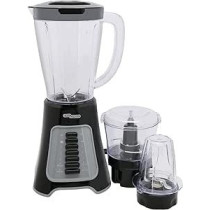 Super General 3-In-1 Blender, 400 Watts Power Mixer, 10 Speed Control With Pulse Function, SGBG-40-D, Black Colour