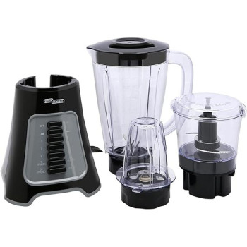 Super General 3-In-1 Blender, 400 Watts Power Mixer, 10 Speed Control With Pulse Function, SGBG-40-D, Black Colour