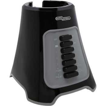 Super General 3-In-1 Blender, 400 Watts Power Mixer, 10 Speed Control With Pulse Function, SGBG-40-D, Black Colour