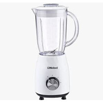 NOBEL Blender, White, 1.2 Litres 350W Stainless Steel Blade NB112L