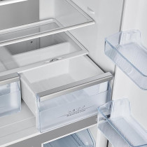 Hisense RQ561N4AC1 561 Four Door Refrigerator, No Frost Technology, Silver Colour
