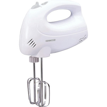 Kenwood Stand Mixer Hand Mixer 250W With 2.7L Rotary Bowl, Twin Stainless Steel Kneader And Beater For Mixing, Whipping, Kneading HM430, White Colour
