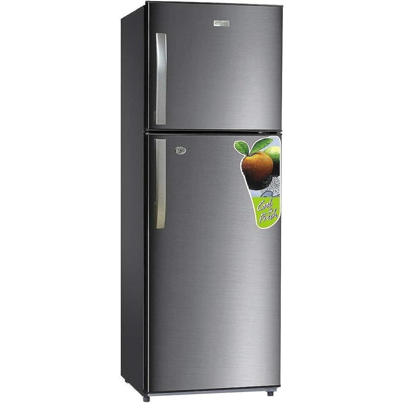 Super General 410 Liters Gross Double Door Refrigerator-Freezer, No-Frost, Led-Light, Lock And Key