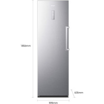 Hisense Upright Freezer 356L Digital Display, Multi Air Flow, Ice Twister No Frost Model FV356N4ASU