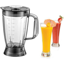 Black+Decker 600W 1.5L 4 In 1 Food Processor, Blender Jar And Grinder Chopper Shredder Plus 31 Extra Functions, For Easy Meal Preparations, FX1050-B5
